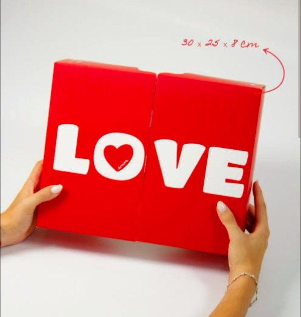 Producto - Caja mesa love + juego x5 unidades