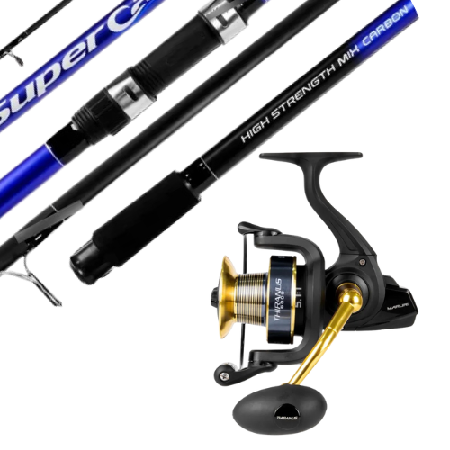 Producto - Combo caña Supercast 4,20m + Reel Thiranus 6000