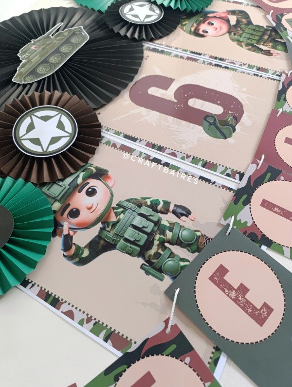 Producto - Set de Deco Soldados. CraftBaires