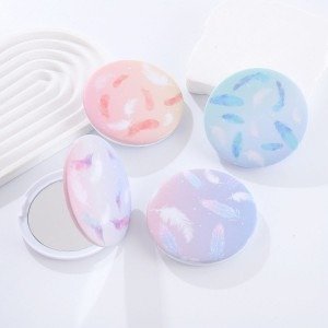 Producto - ESPEJO CIRCULAR DOBLE PLUMAS