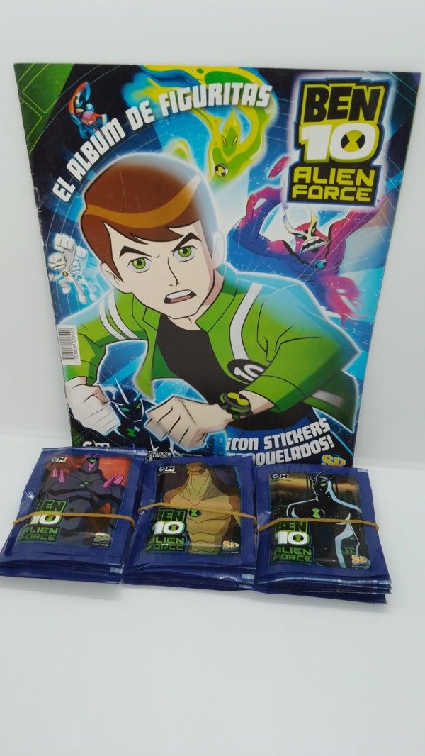 Producto - Álbum + 50 sobres - Ben 10 Alien force