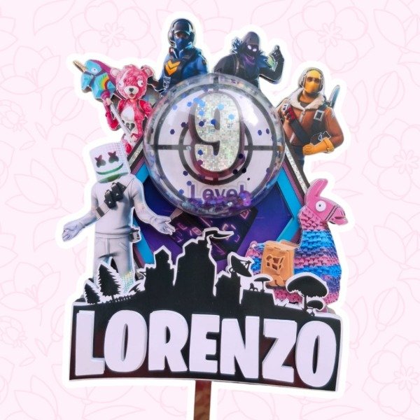 Producto - Cake topper shaker Fornite