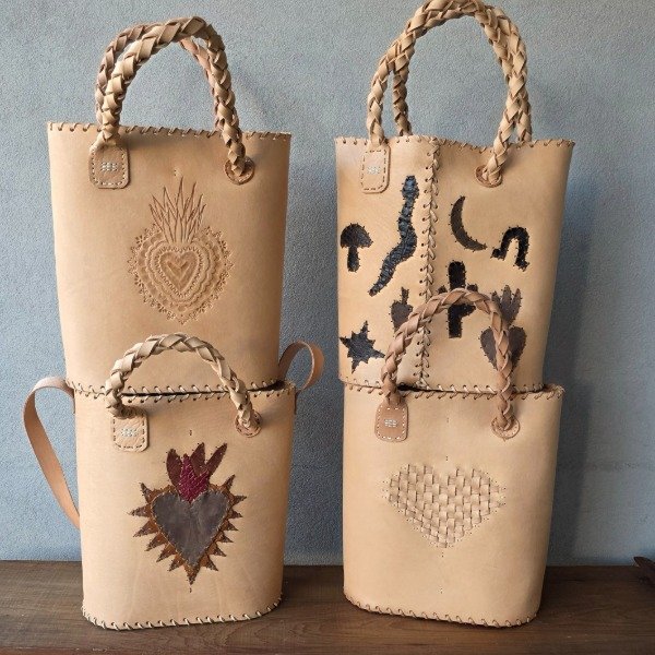 Producto - Matera de cuero JAZMINA