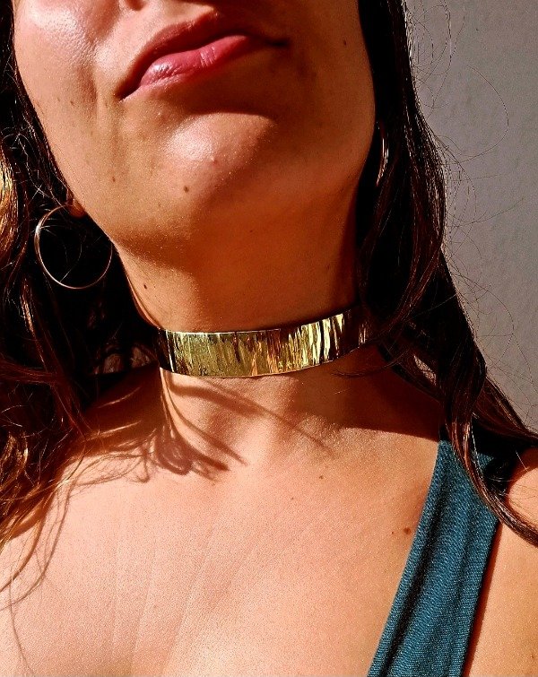 Producto - Choker juana bronce - 0