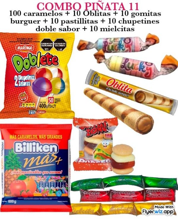 Producto - Combo piñata 11
