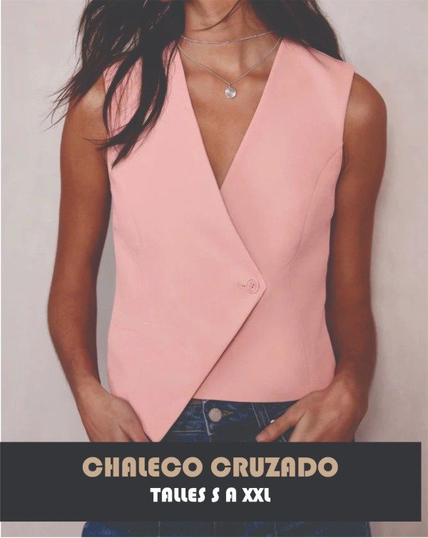 Producto - MOLDES CHALECO CRUZADO SUPER TENDENCIA