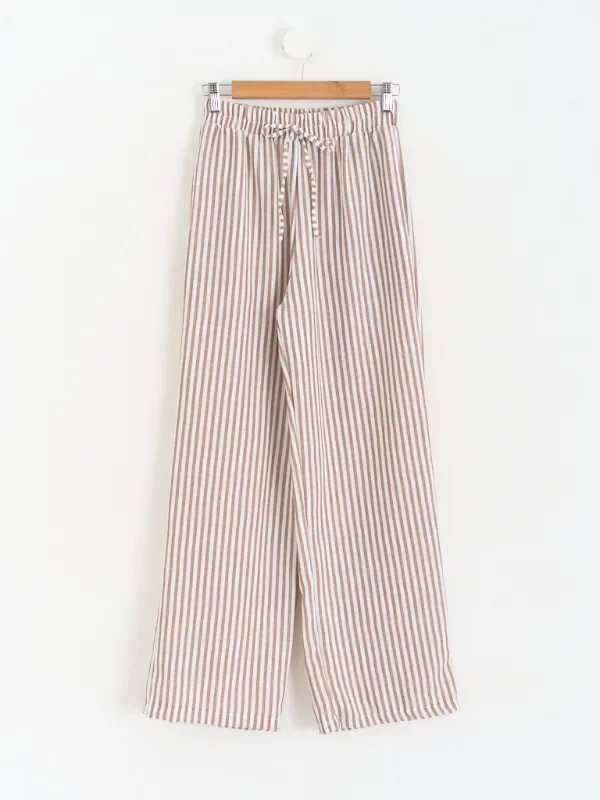 Producto - Pantalon Prix Lino Rayado