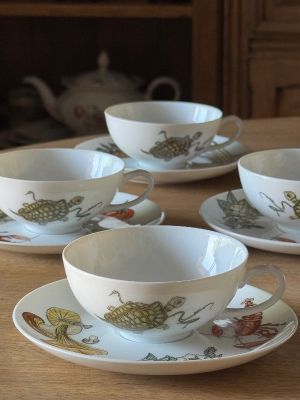 Producto - 6 Tazas de café de porcelana Bavaria