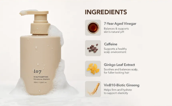 Producto - 107 Beauty Scalp Purifying Microbiome Shampoo 380 - 1