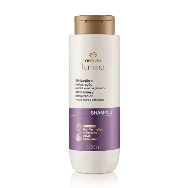 Producto - Shampoo Matizador (cabellos rubios o con canas) 300ml - Lumina