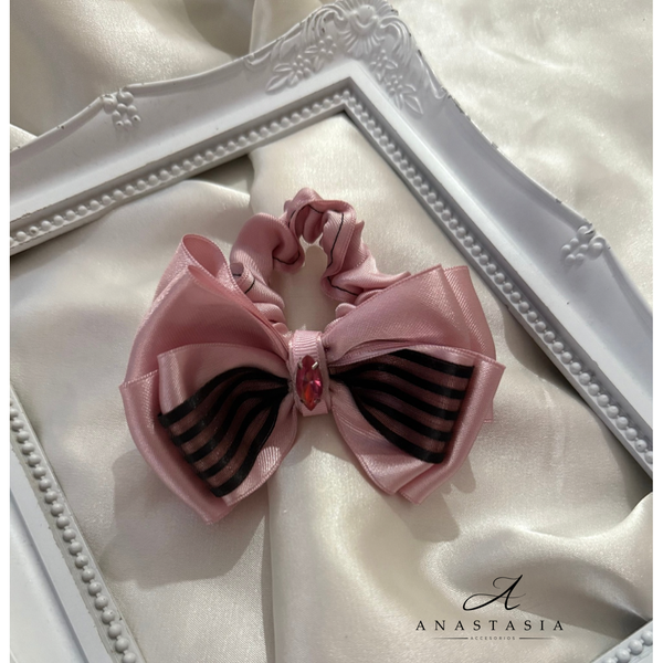 Producto - Scrunchie Lazo Abracadabra Rosa