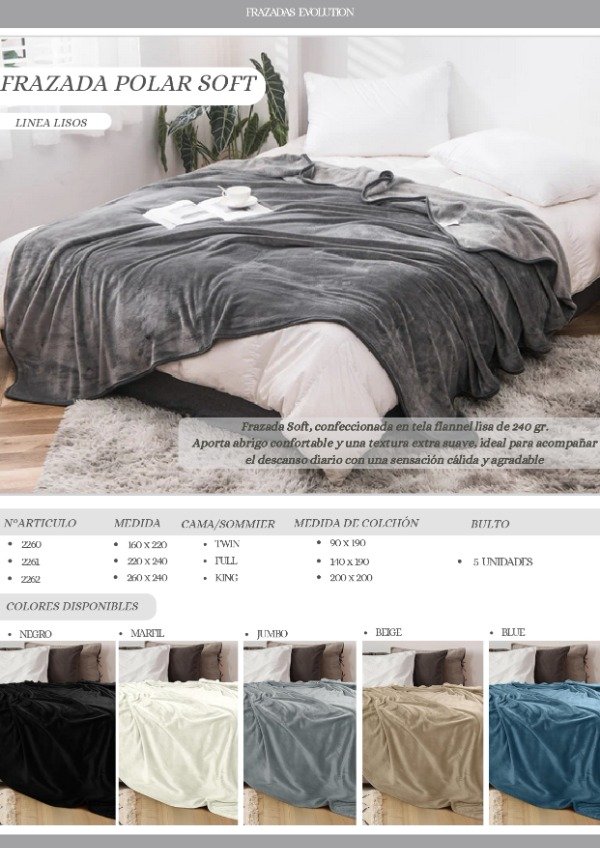 Producto - Frazada Evolution Soft