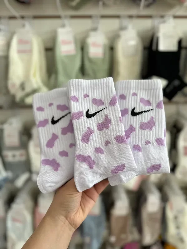 Medias 3/4 nike vaquita violeta