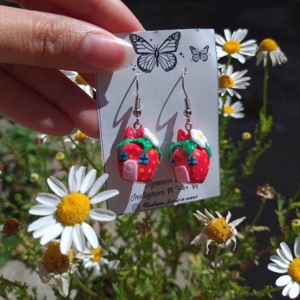 Producto - Aritos casita de frutillita
