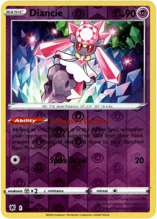 Producto - Diancie - 068/189 - Astral Radiance - Reverse Holo