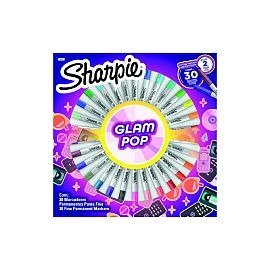 Producto - MARCADOR SHARPIE GLAM POP RULETA X 30 COLORES