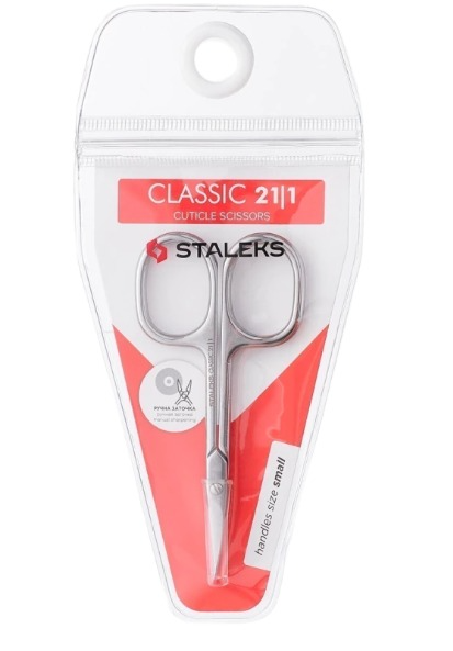 Producto - TIJERA CORTACUTICULA CLASSIC 21/1 - STALEKS - 0
