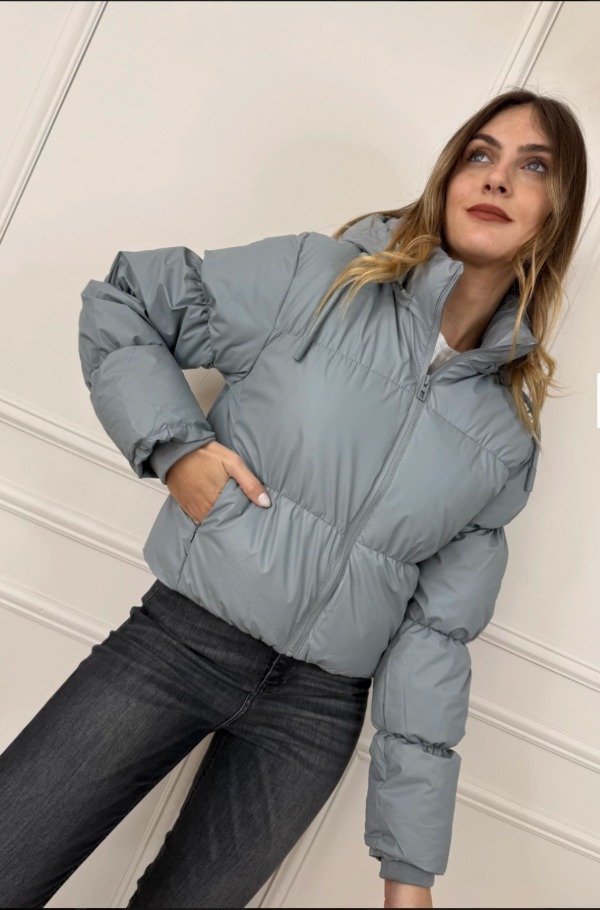 Producto - Puffer Bariloche gris