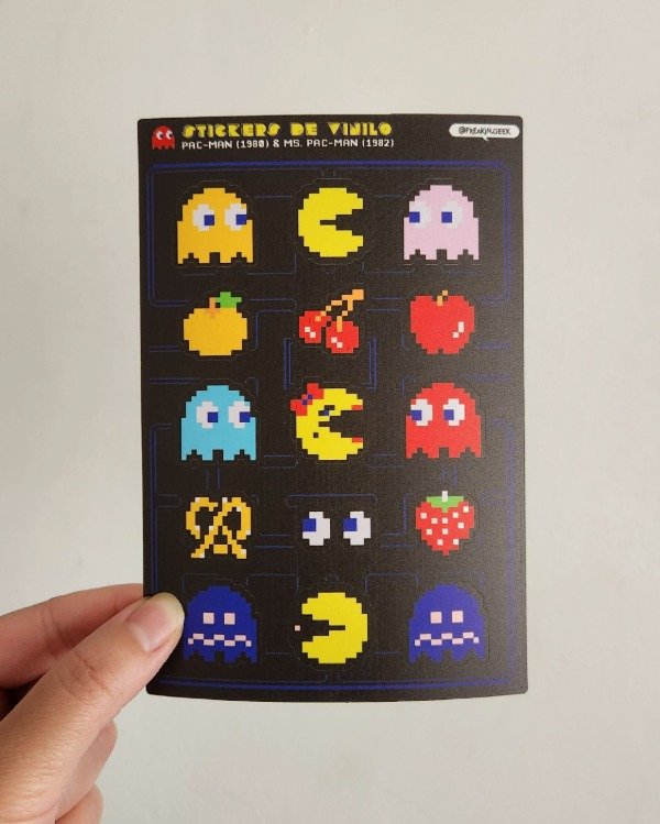Producto - Plancha Stickers "Pac-Man" - 1
