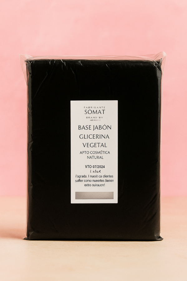 Producto - Base jabón glicerina negra