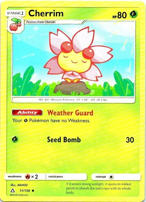 Producto - Cherrim 11/156 Uncommon Ultra Prism Pokemon