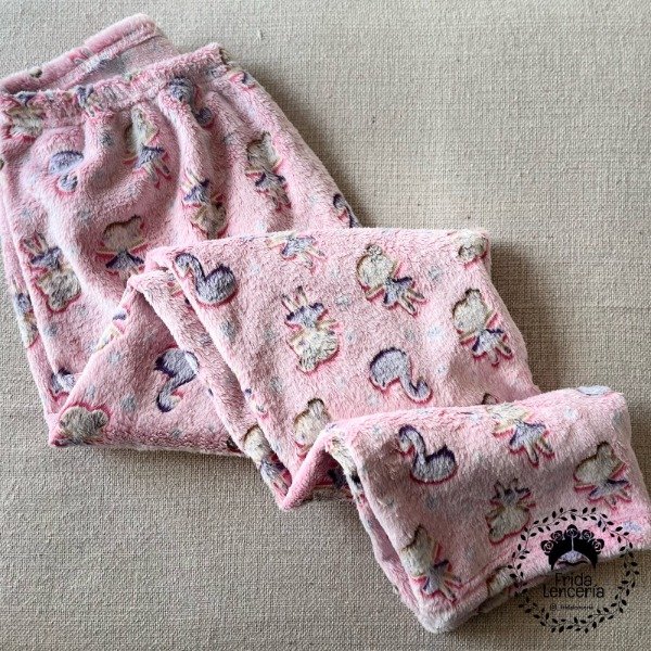 Producto - Pantalón Polar Rosa Bailarina