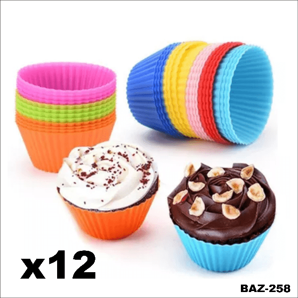 Producto - MOLDE DE SILICONA PARA MUFFINS CUPCAKES X12U