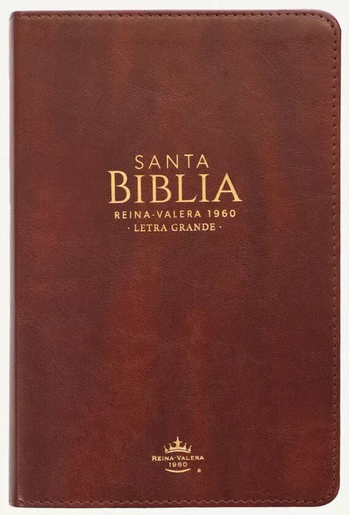 Producto - BIBLIA REINA VALERA 1960 LETRA 13 CIERRE MARRON CLARO