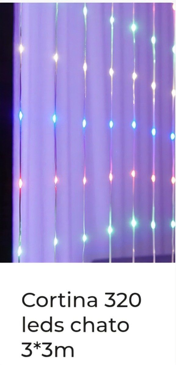 Producto - Cortina Led Blanco Chato