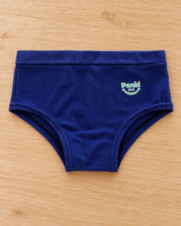 Producto - Bombacha alta sin elástico Azul - 1