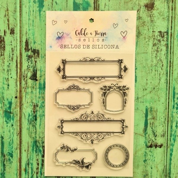 Producto - Sellos de silicona MARCOS VINTAGE