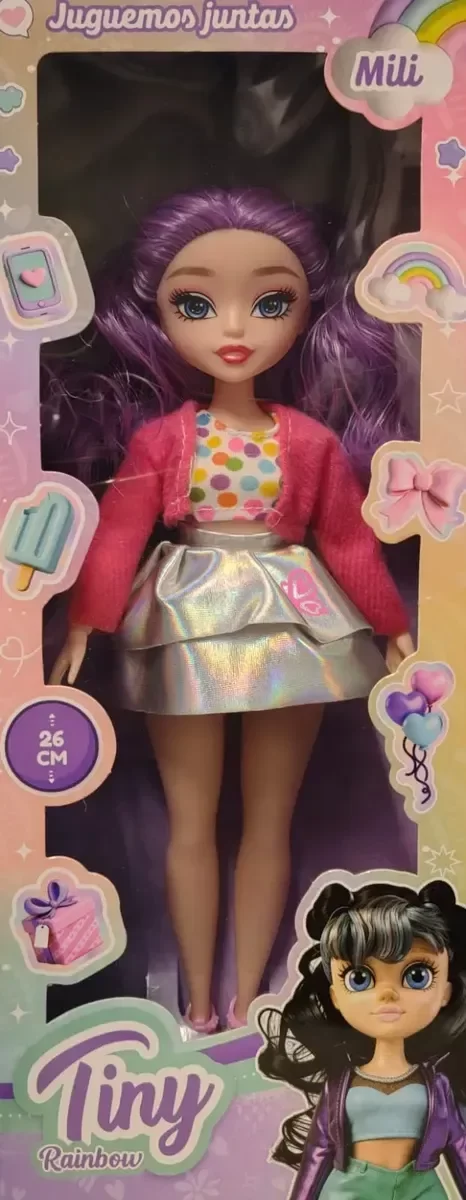Producto - Muñeca Tiny Rainbow 26 cm (2 Modelos) - 0