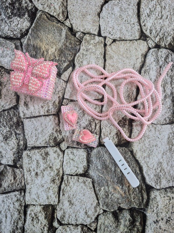 Producto - Funda cargador 20W mariposa rosa
