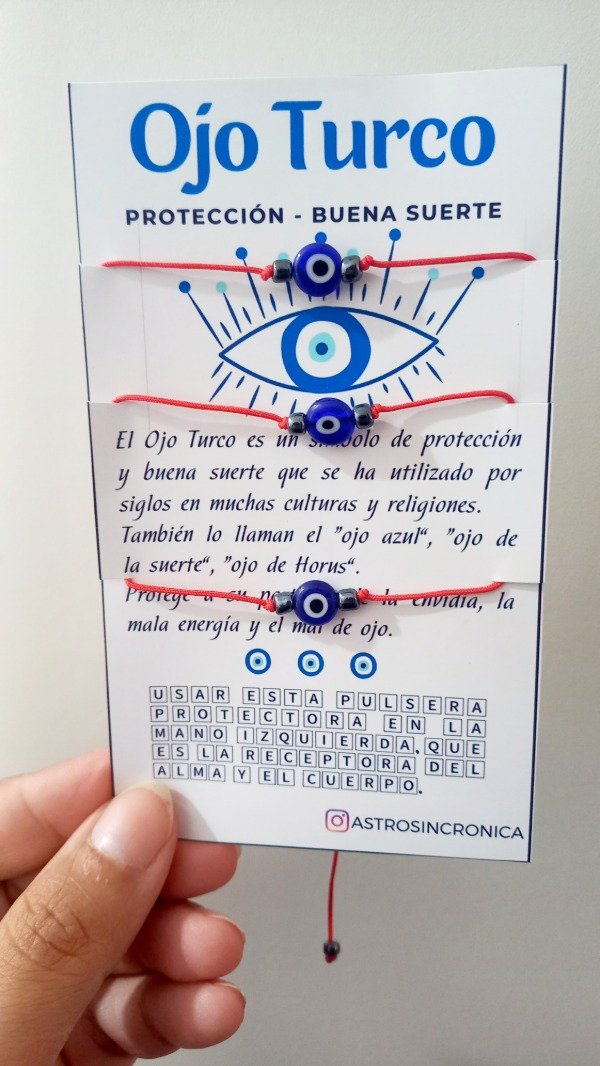 Producto - Set Amistad y Resguardo Ojo Turco x3 (Ideal Grupos)