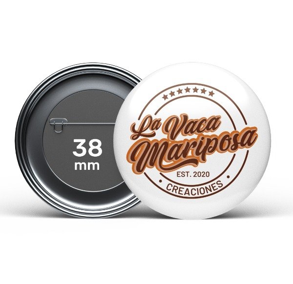 Producto - 50 Pin prendedor 38mm Personalizados