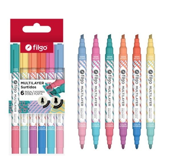 Producto - RESALT. FILGO 2 PUNTAS MULTILAYER Surt. x6u.