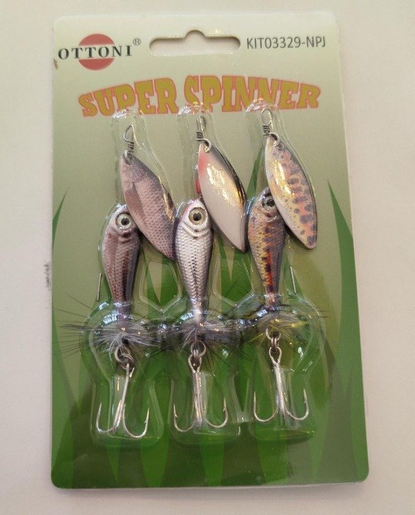 Producto - KIT DE 3 SEÑUELOS OTTONI 03329 6CM DE LARGO