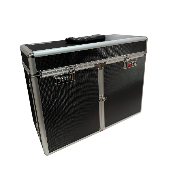 Producto - FORTEX MALETIN HE-07 NEGRO DOBLE PUERTA