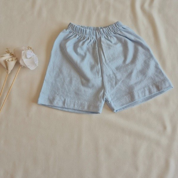 Producto - Short de algodón cielo
