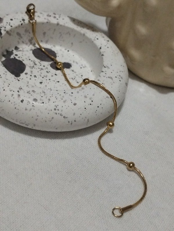 Producto - Pulsera cola de ratón bolitas