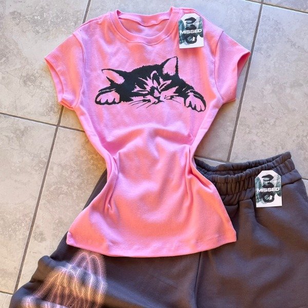 Producto - Baby tee cat - 0