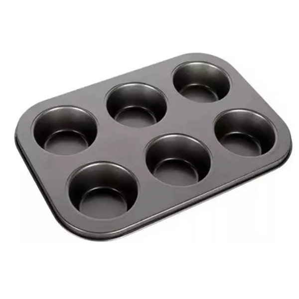 Producto - MOLDE MUFFINS ACERO X 6 - 0
