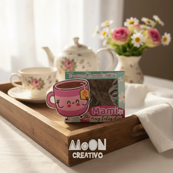 Producto - 4 Porta Té Blister Día de la Madre