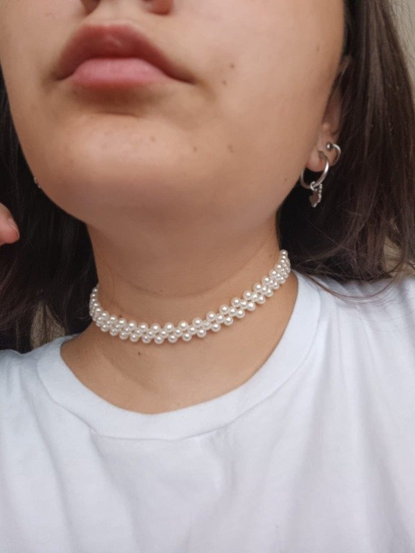 Producto - Choker perlas