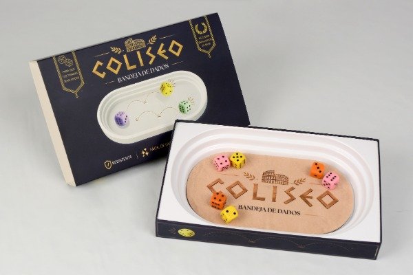 Producto - bandeja para tirar dados "Coliseo" - 0