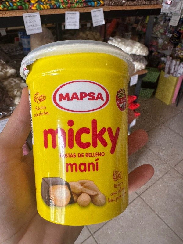 Producto - Pasta mapsa para relleno sabor maní x450grs