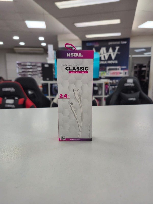 Producto - Cable USB Classic Tipo C Soul 2 Metros USB-CLTC2M