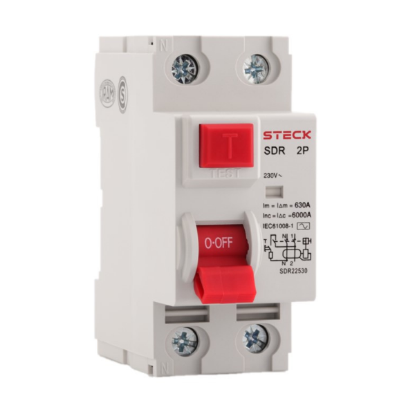 Producto - Disyuntor 2X25A 30mA Steck