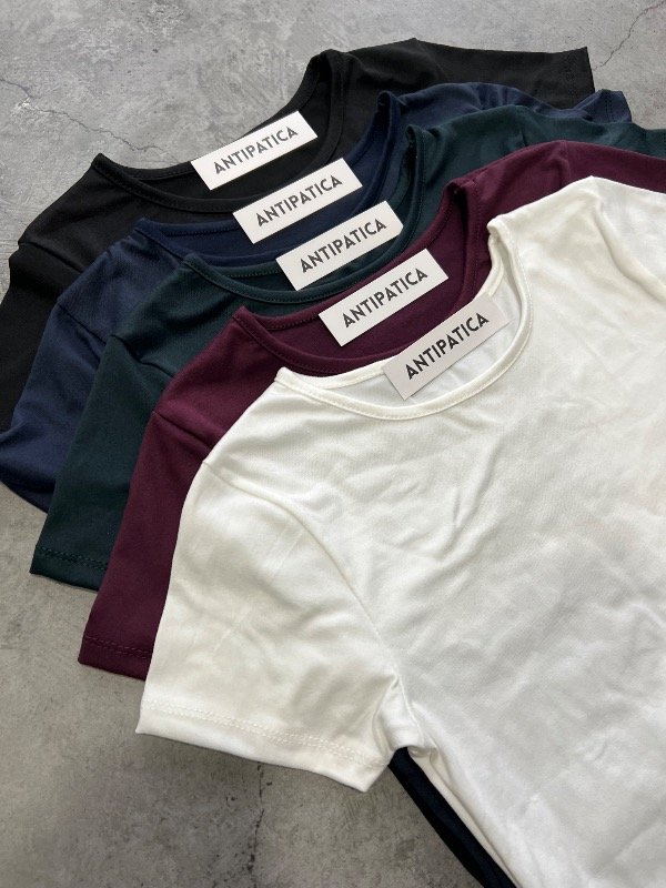 Producto - Remera modal cuello redondo