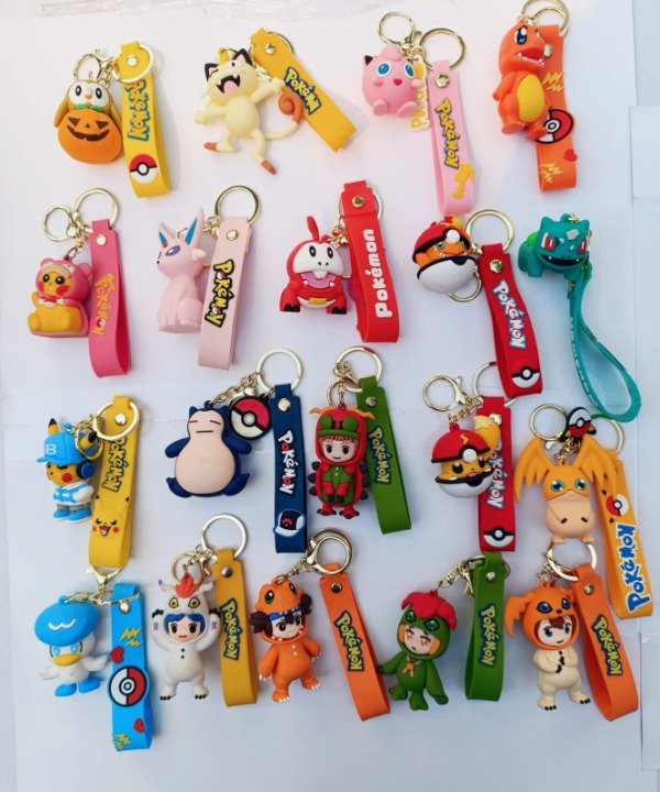 Producto - Llavero de Goma - Pokemon y Digimon - Ingrese para ELegir